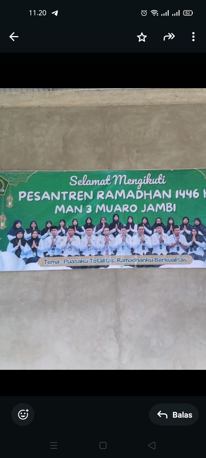 Pembukaan Kegiatan Pesantren Ramadhan 1446 H di MAN 3 Muaro Jambi Pembukaan Kegiatan Pesantren Ramadhan 1446 H di MAN 3 Muaro Jambi