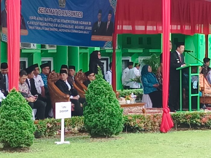 MAN 3 Muaro Jambi ikuti Peringatan Hari Amal Bakti Kemenag Muaro Jambi