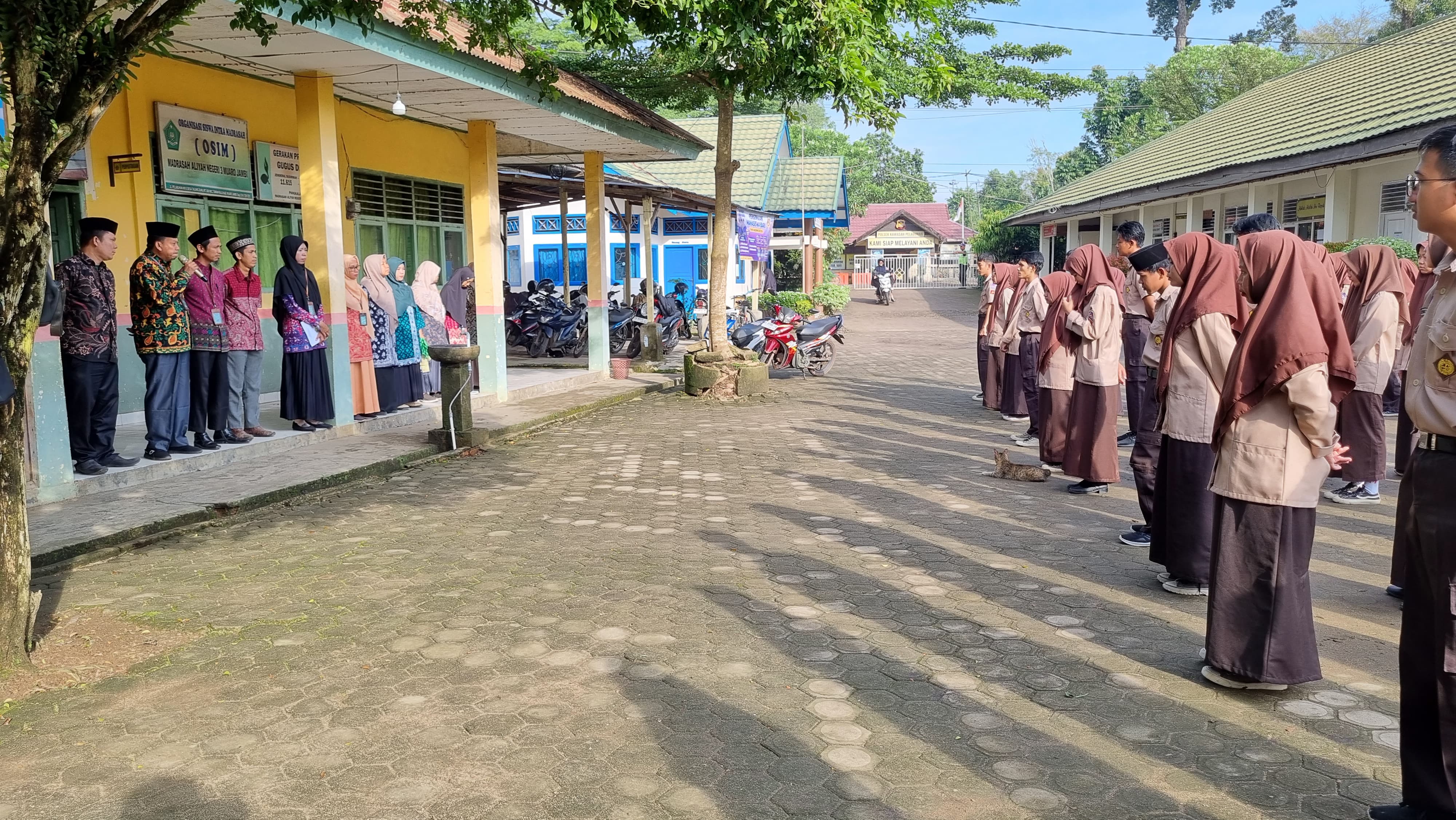 MAN 3 Muaro Jambi Awali Ujian Madrasah dengan Apel Pagi