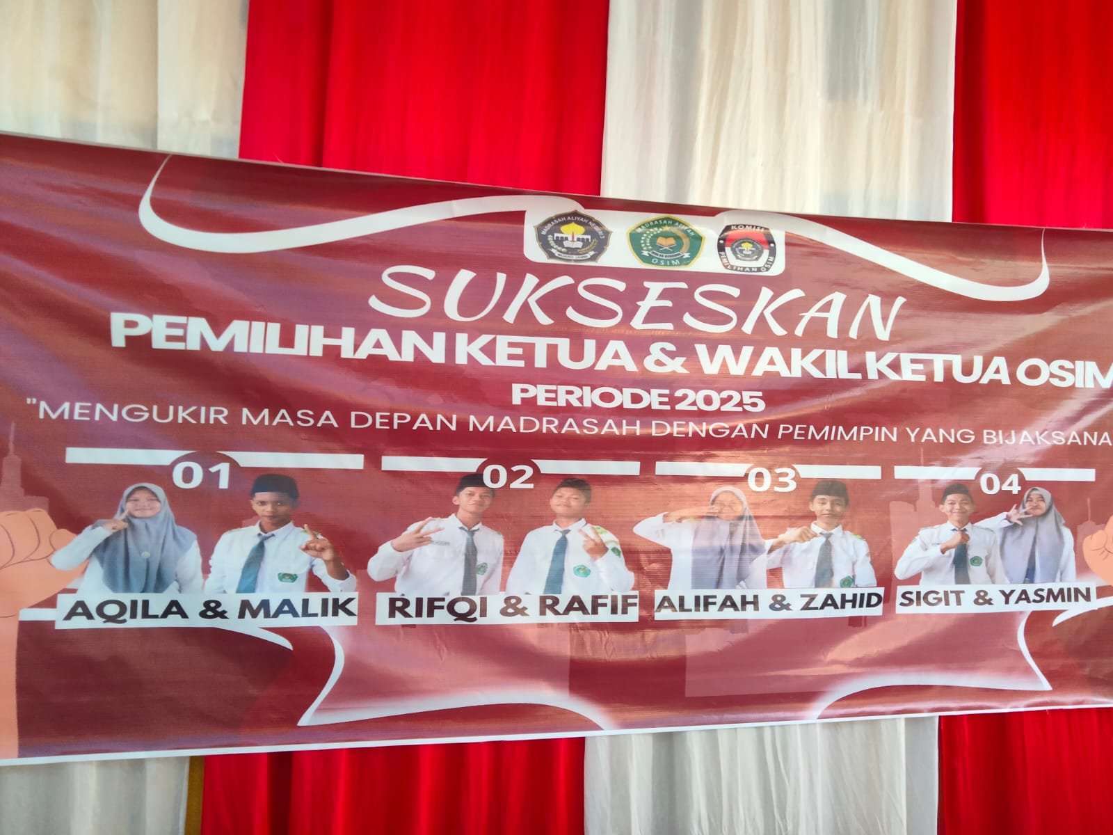 MAN 3 MUARO JAMBI GELAR PESTA DEMOKRASI PEMILIHAN KETUA DAN WAKIL KETUA OSIM
