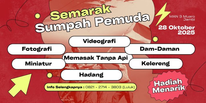 MAN 3 Muaro Jambi Gelar Lomba Peringati Sumpah Pemuda