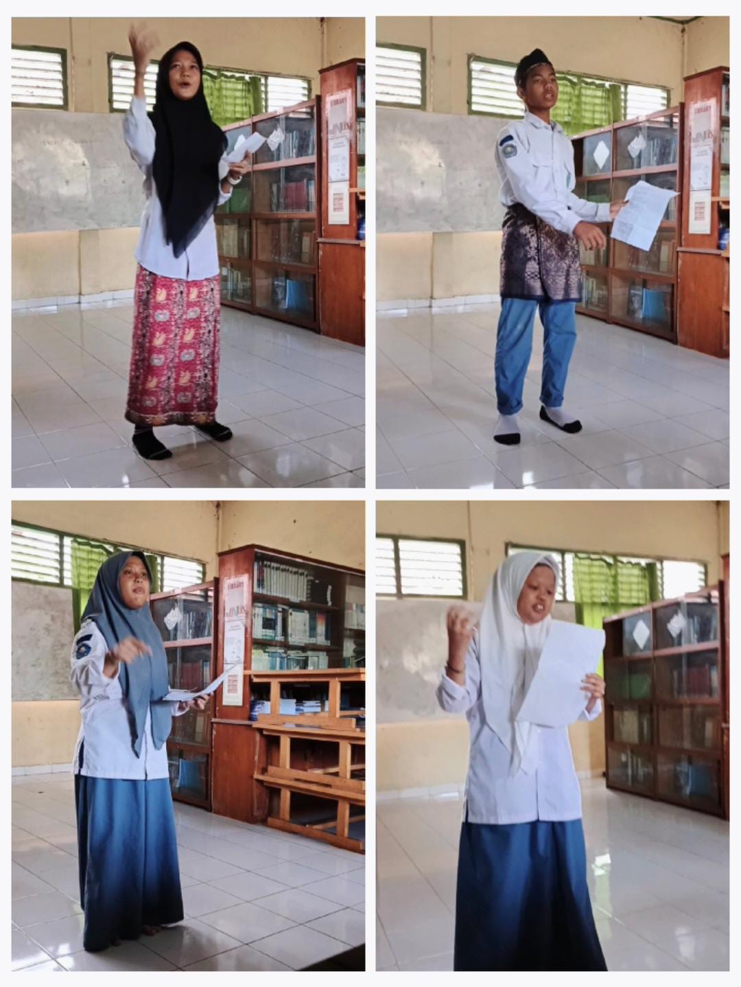 Lomba Baca Puisi Memperingati hari sumpah pemuda di MAN 3 Muaro Jambi 