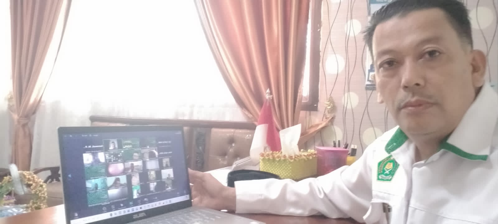 MAN 3 Muaro Jambi Mengikuti Webinar pendidikan inklusi melalui Zoom Meeting 